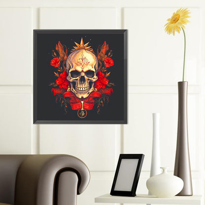 Sacrificial Skull Girl - Full Round Drill Diamond Painting 40*40CM