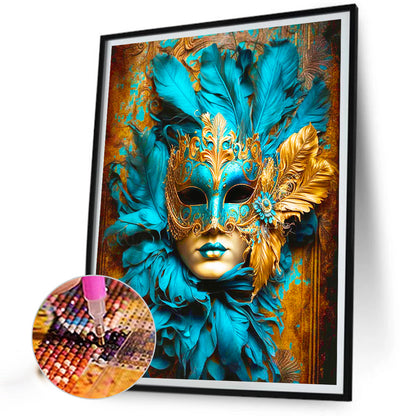 Masquerade Mask - Full Round Drill Diamond Painting 40*50CM