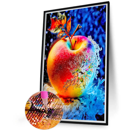 Crystal Ice Apple - Full Round Drill Diamond Painting 40*60CM