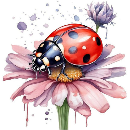 Ladybug - Full Round Drill Diamond Painting 40*40CM