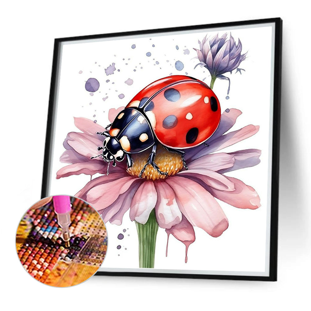 Ladybug - Full Round Drill Diamond Painting 40*40CM