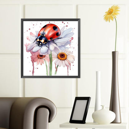 Ladybug - Full Round Drill Diamond Painting 40*40CM