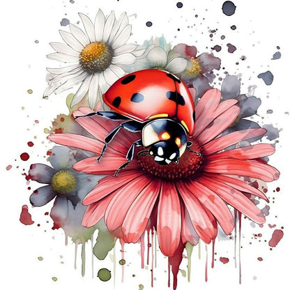 Ladybug - Full Round Drill Diamond Painting 40*40CM