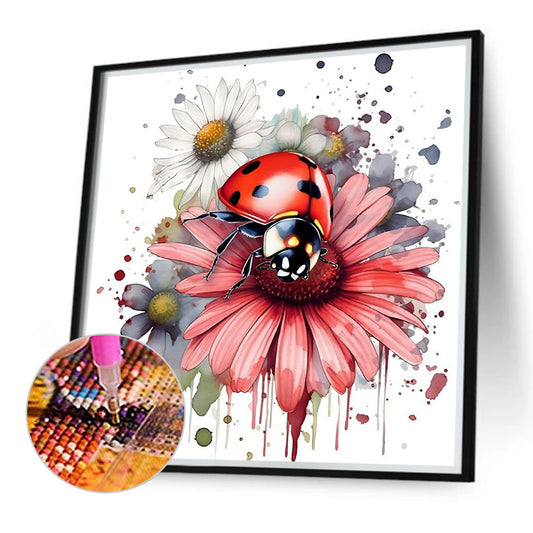 Ladybug - Full Round Drill Diamond Painting 40*40CM