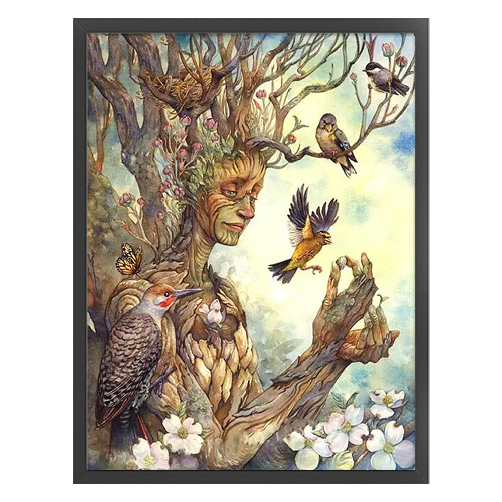 Tree Man - 11CT Stamped Cross Stitch 50*65CM