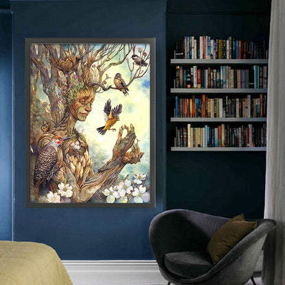 Tree Man - 11CT Stamped Cross Stitch 50*65CM