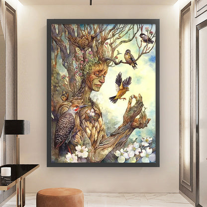 Tree Man - 11CT Stamped Cross Stitch 50*65CM