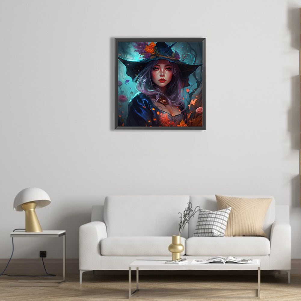 Witch - Full Round Drill Diamond Painting 50*50CM