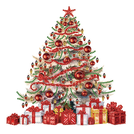 Colorful Christmas Tree - Special Shaped Drill Diamond Painting 30*30CM