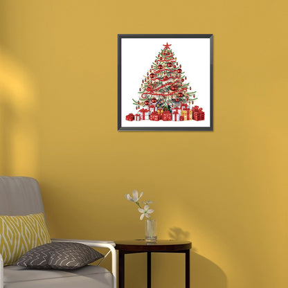 Colorful Christmas Tree - Special Shaped Drill Diamond Painting 30*30CM