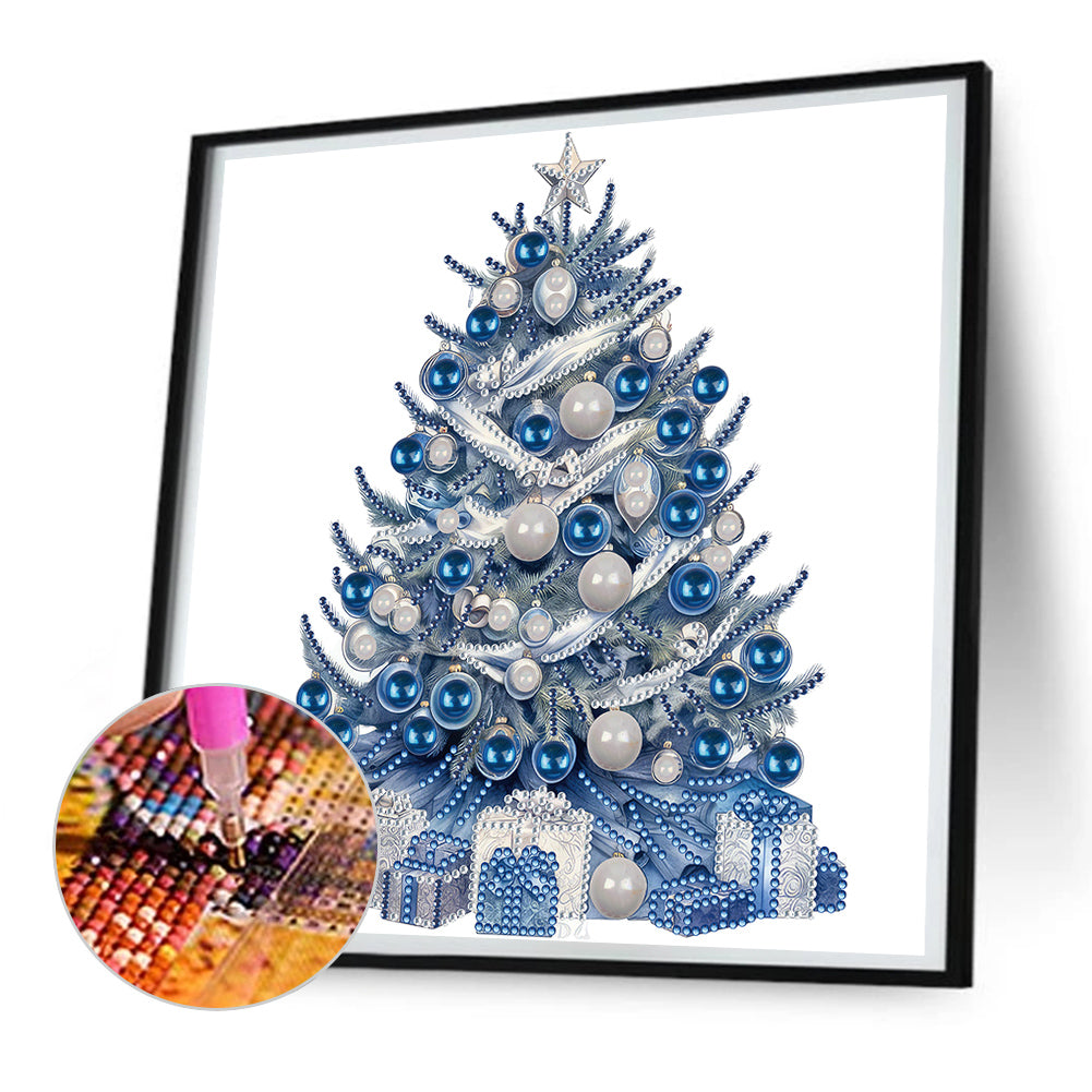 Colorful Christmas Tree - Special Shaped Drill Diamond Painting 30*30CM