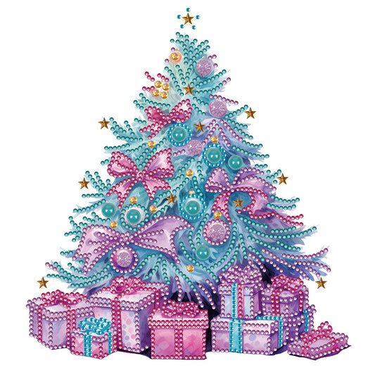 Colorful Christmas Tree - Special Shaped Drill Diamond Painting 30*30CM