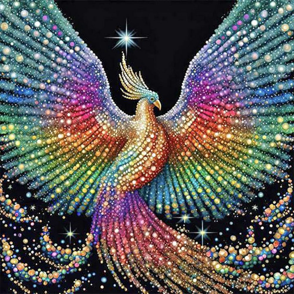 Soaring Phoenix - Full Round Drill Diamond Painting 40*40CM
