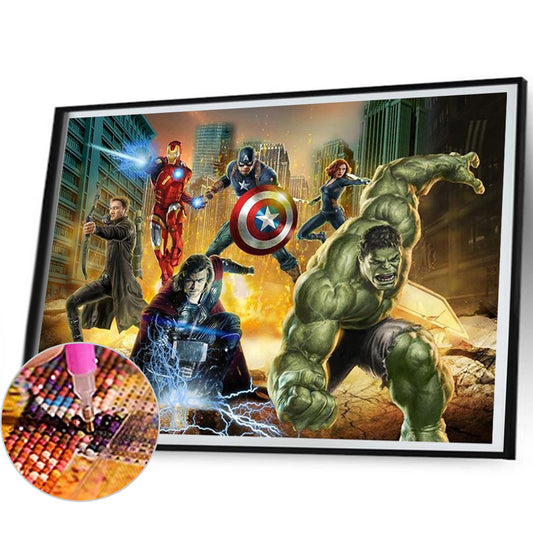 Super Hero - Full Round Drill Diamond Painting 60*50CM