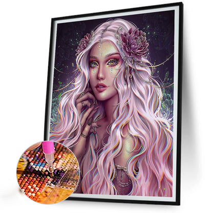 Virgo Girl - Full Round Drill Diamond Painting 50*60CM