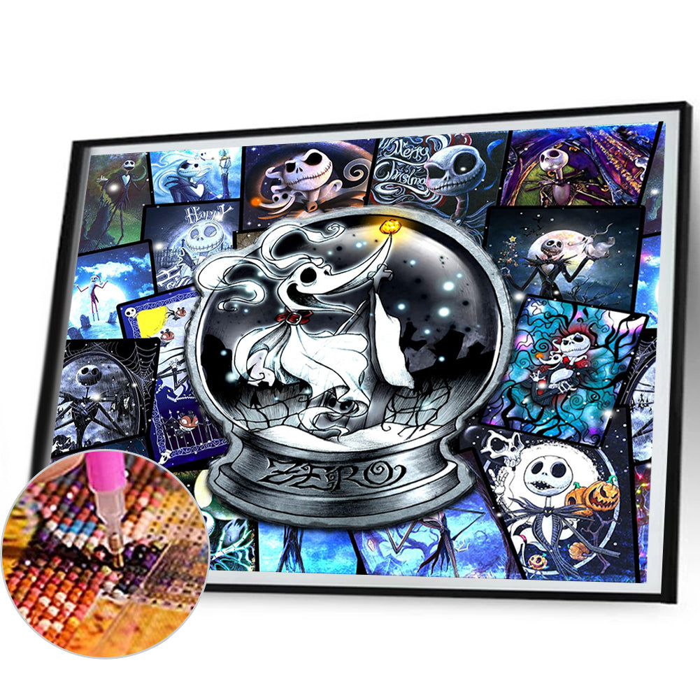 Christmas Horror Night - Full Round Drill Diamond Painting 60*50CM