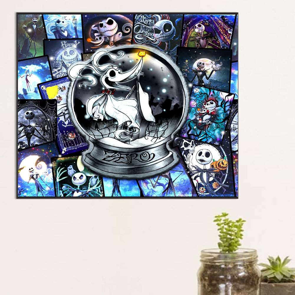 Christmas Horror Night - Full Round Drill Diamond Painting 60*50CM