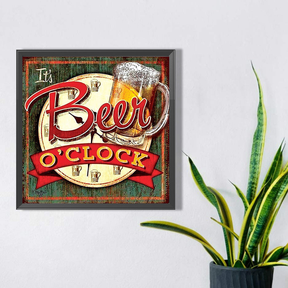 Beer Garden - Full Square Drill Diamond Painting 40*40CM