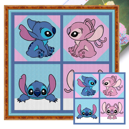 Stitch And Angel - 11CT Stamped Cross Stitch 50*50CM