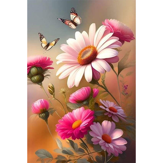 Landscape Flowers - Full Round Drill Diamond Painting 40*60CM