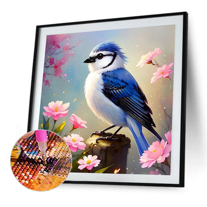 Bluebird - Full Square Drill Diamond Painting 40X40CM