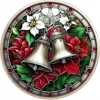 Retro Christmas-Bells - 18CT Stamped Cross Stitch 25*25CM