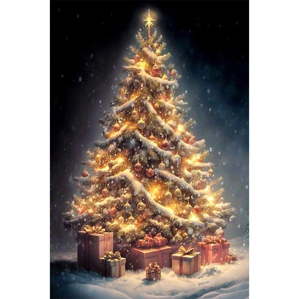 Christmas Tree - Full Square Drill Diamond Painting 40*60CM