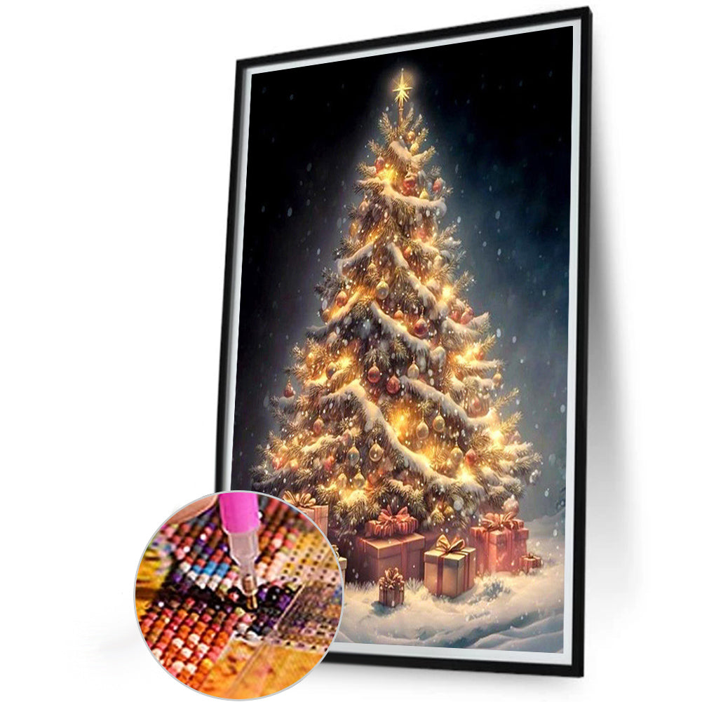 Christmas Tree - Full Square Drill Diamond Painting 40*60CM