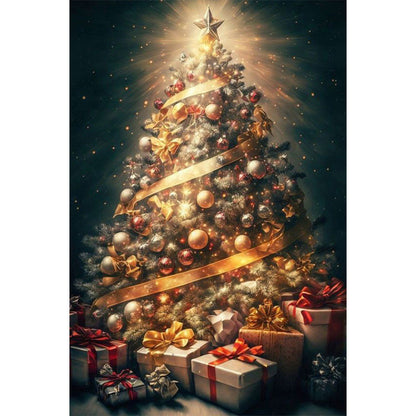 Christmas Tree - Full Square Drill Diamond Painting 40*60CM