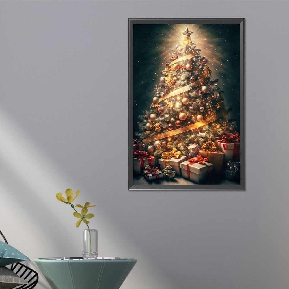 Christmas Tree - Full Square Drill Diamond Painting 40*60CM