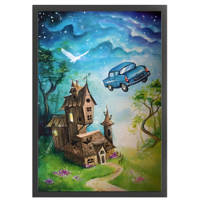 Fairy House - 11CT Stamped Cross Stitch 50*70CM