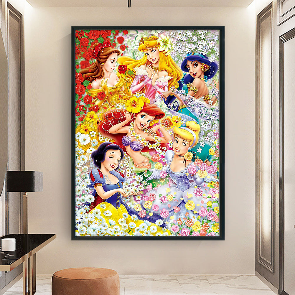 Disney Princess - 11CT Stamped Cross Stitch 50*72CM