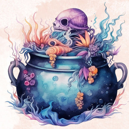 Submarine Bioboiler - 11CT Stamped Cross Stitch 60*63CM