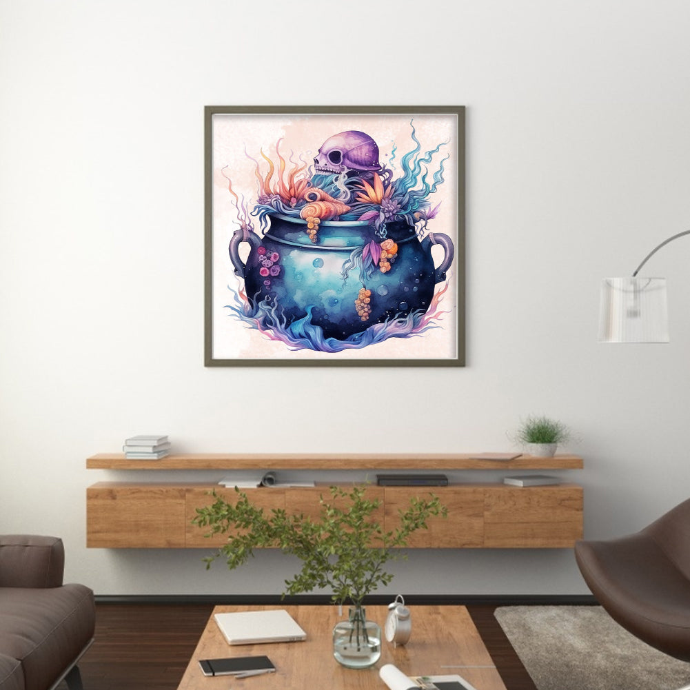 Submarine Bioboiler - 11CT Stamped Cross Stitch 60*63CM