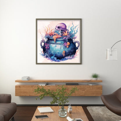 Submarine Bioboiler - 11CT Stamped Cross Stitch 60*63CM