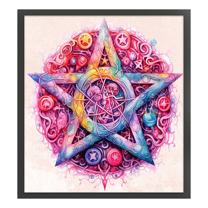 Magic Circle - 11CT Stamped Cross Stitch 60*65CM