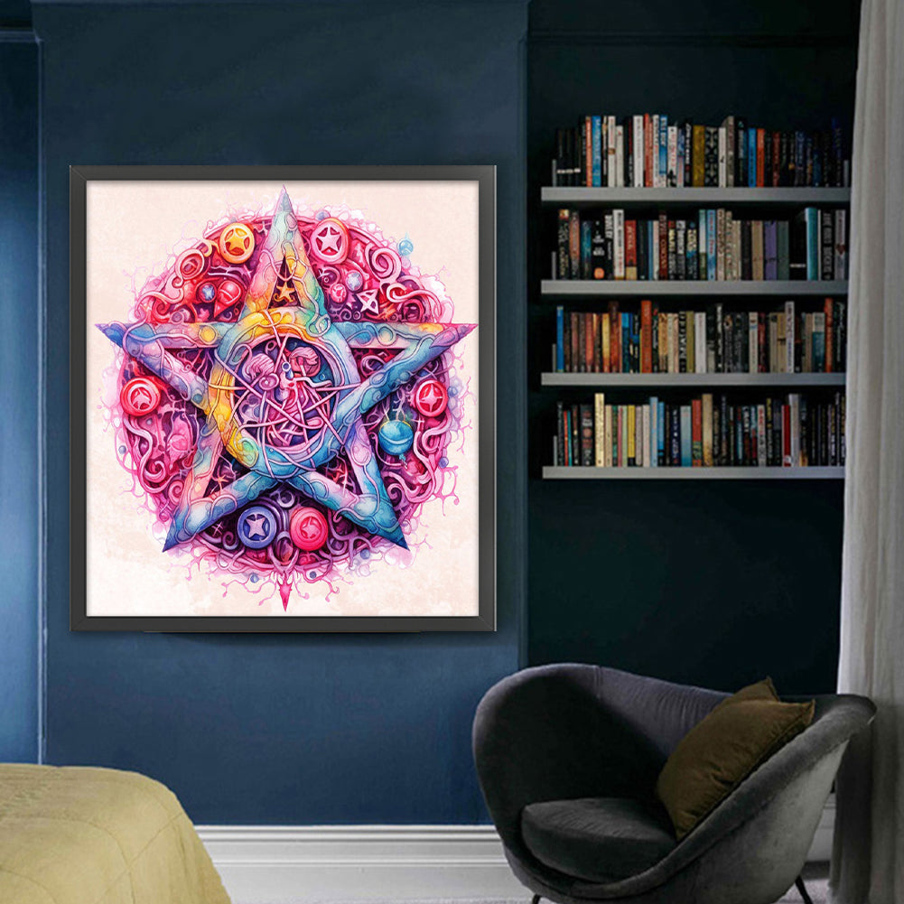 Magic Circle - 11CT Stamped Cross Stitch 60*65CM