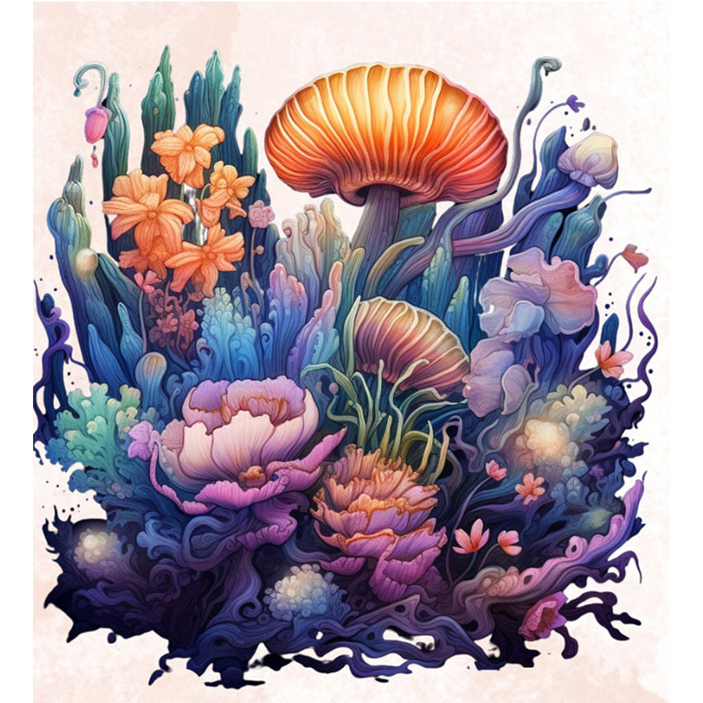 Undersea Plants - 11CT Stamped Cross Stitch 60*67CM