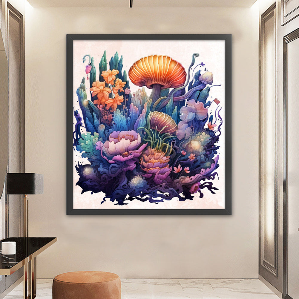 Undersea Plants - 11CT Stamped Cross Stitch 60*67CM