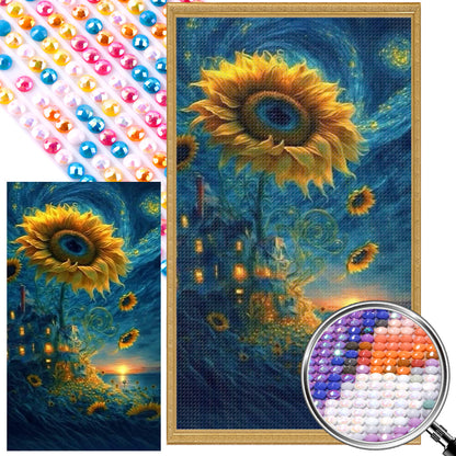 Sunflower - Full Round AB Drill Diamond Painting 40*70CM