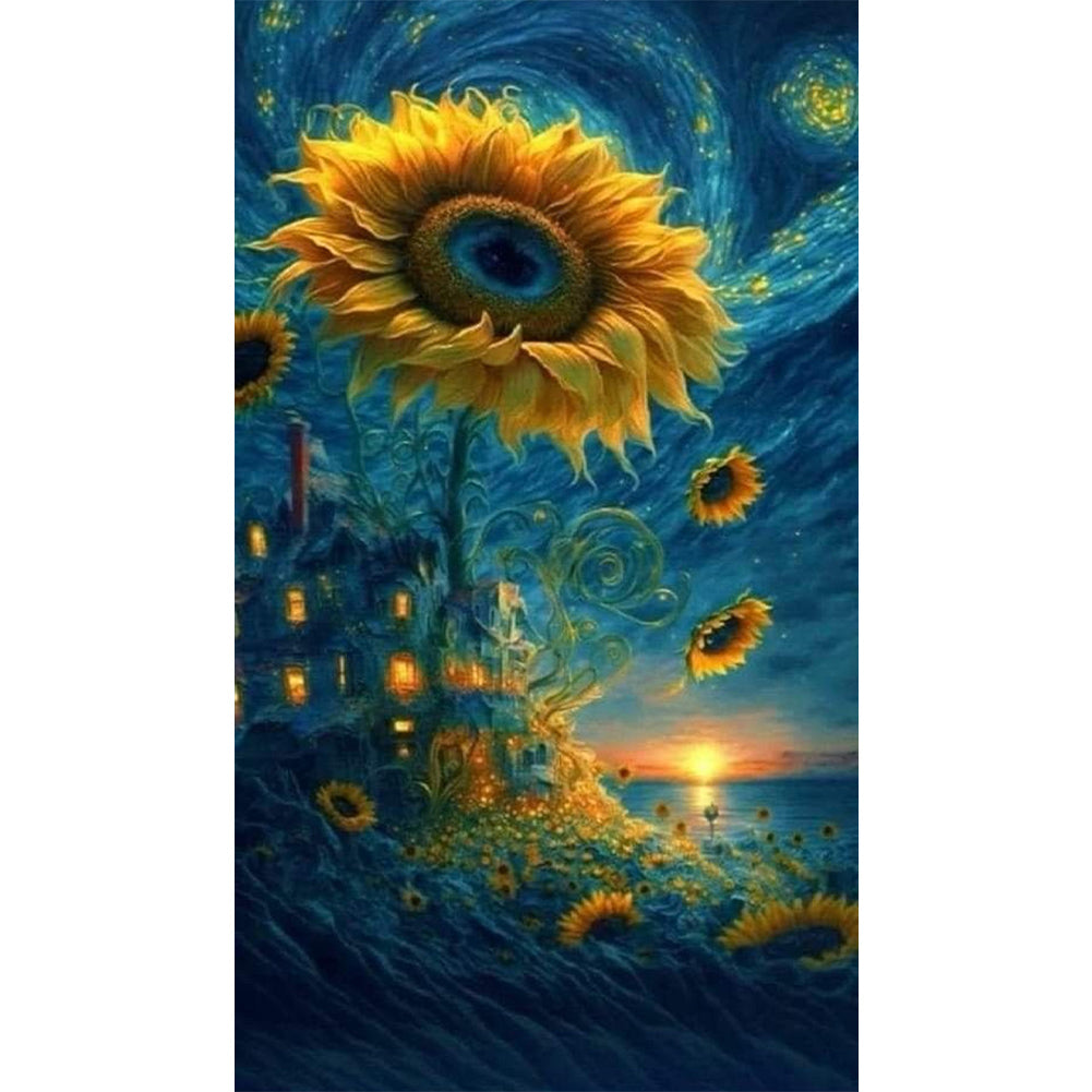 Sunflower - Full Round AB Drill Diamond Painting 40*70CM