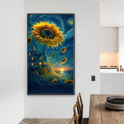 Sunflower - Full Round AB Drill Diamond Painting 40*70CM