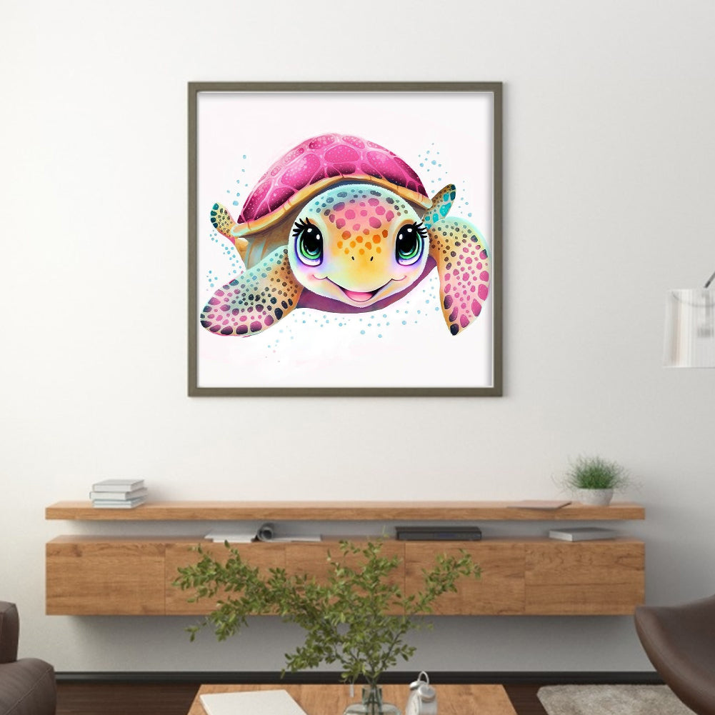 Turtle - 18CT Stamped Cross Stitch 20*20CM