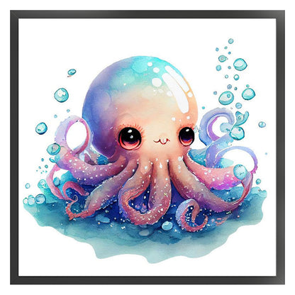 Octopus - 18CT Stamped Cross Stitch 20*20CM