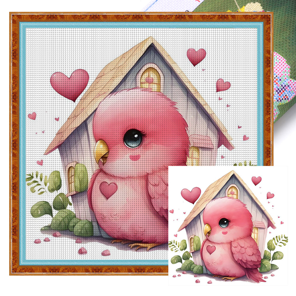 Parrot - 18CT Stamped Cross Stitch 20*20CM