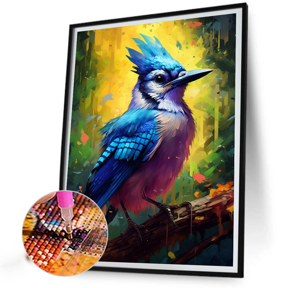 Bluebird - Full Round Drill Diamond Painting 40*50CM