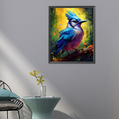 Bluebird - Full Round Drill Diamond Painting 40*50CM