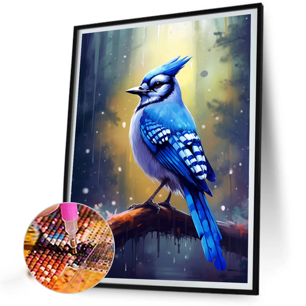 Bluebird - Full Round Drill Diamond Painting 40*50CM