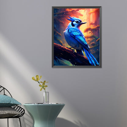 Bluebird - Full Round Drill Diamond Painting 40*50CM