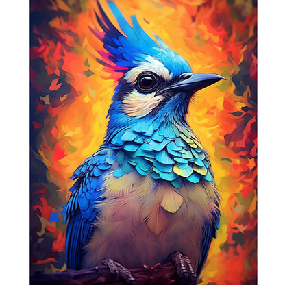 Bluebird - Full Round Drill Diamond Painting 40*50CM